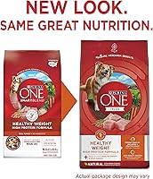 Vista 2 de Purina ONE SmartBlend Natural Peso saludable, fórmula para adulto, alimentos secos para perros y comida húmeda para perros