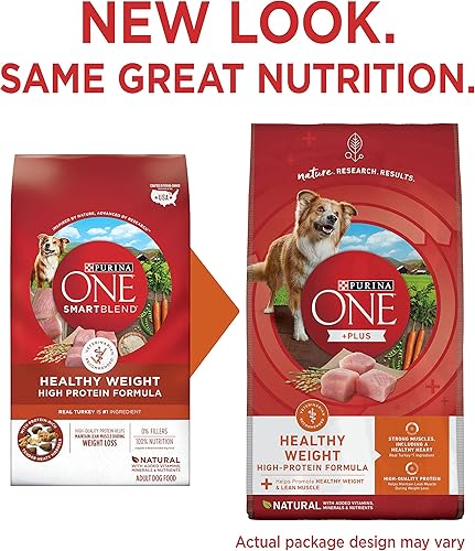 Miniatura 2 de Purina ONE SmartBlend Natural Peso saludable, fórmula para adulto, alimentos secos para perros y comida húmeda para perros