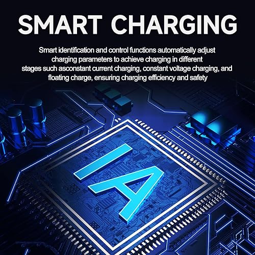 Miniatura 4 de F6000 - Cargador de batería inteligente - Cargador de batería de coche de 8 etapas de 6 V12 V con modo de reacondicionamiento, cargador de goteo