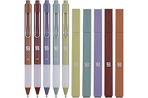 10-Pack Aesthetic Highlighters and Gel Pens for Smooth Journaling