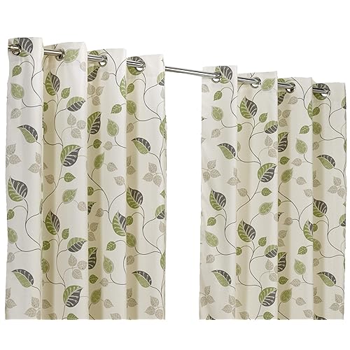Green Eyelet Curtains Amazon Co Uk