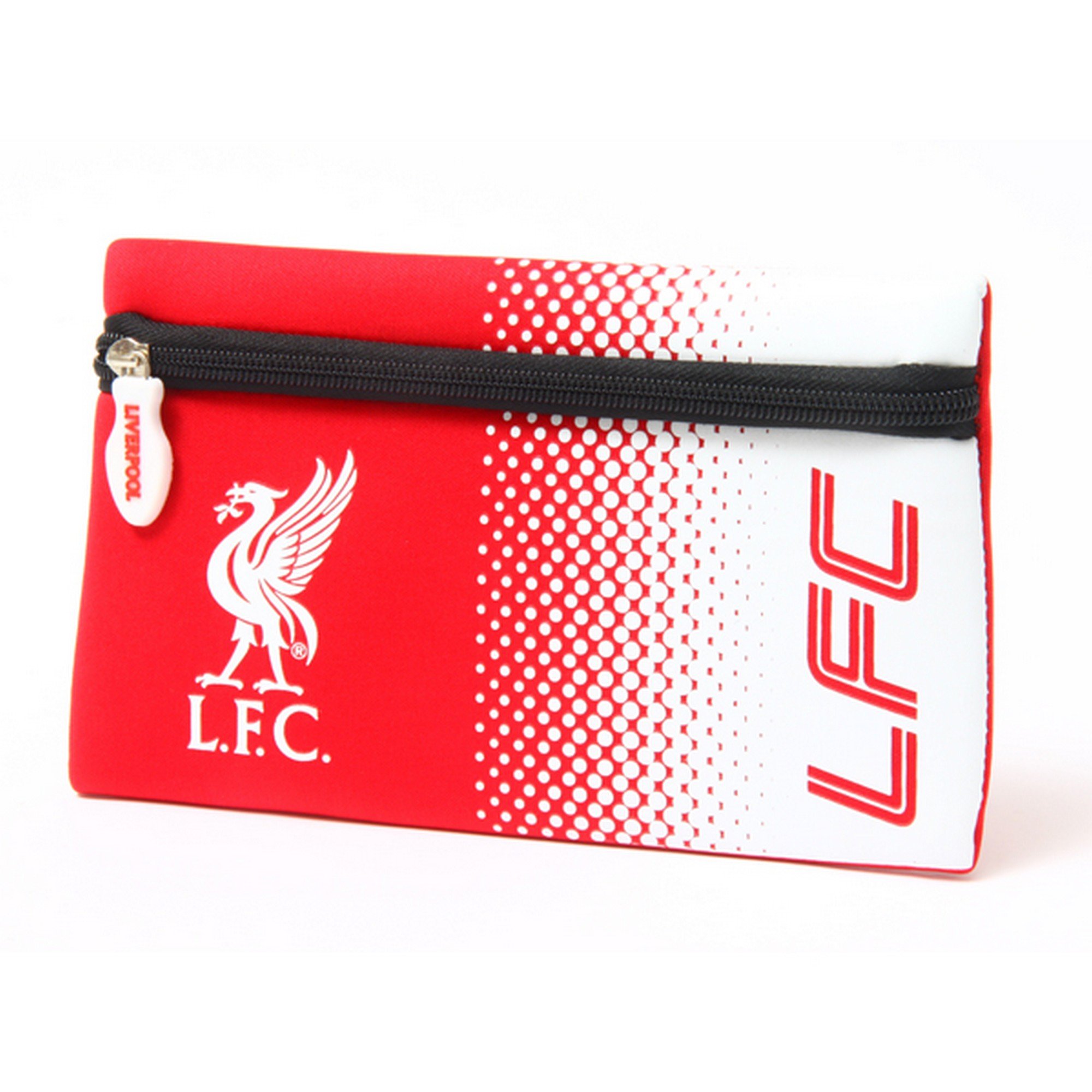 Liverpool FC - Estuche Plano Oficial de Liverpool FC con Escudo (Talla Única) (Rojo/Blanco)