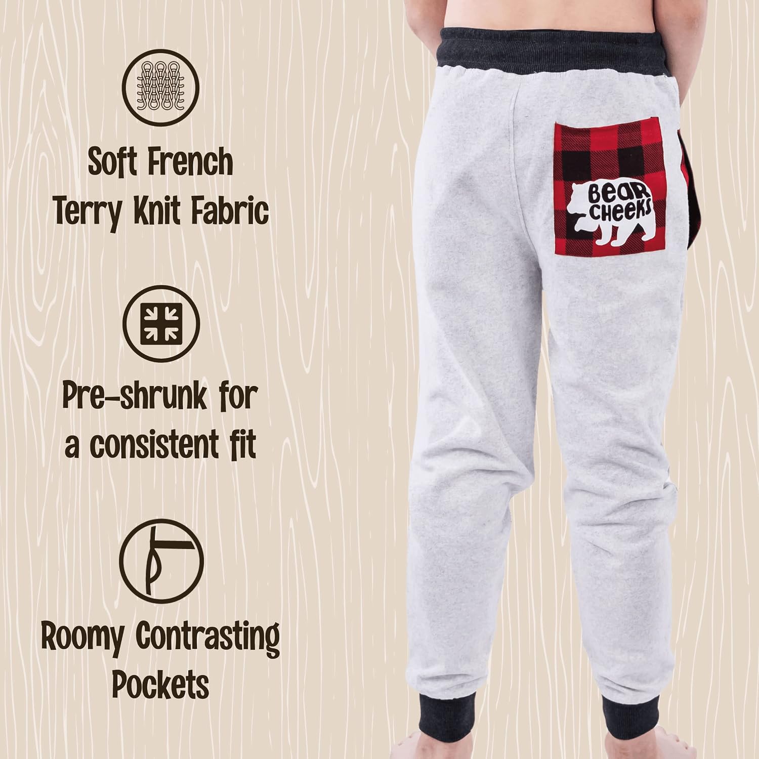 Lazy One Youth Joggers, Comfy Sweatpants for Kids