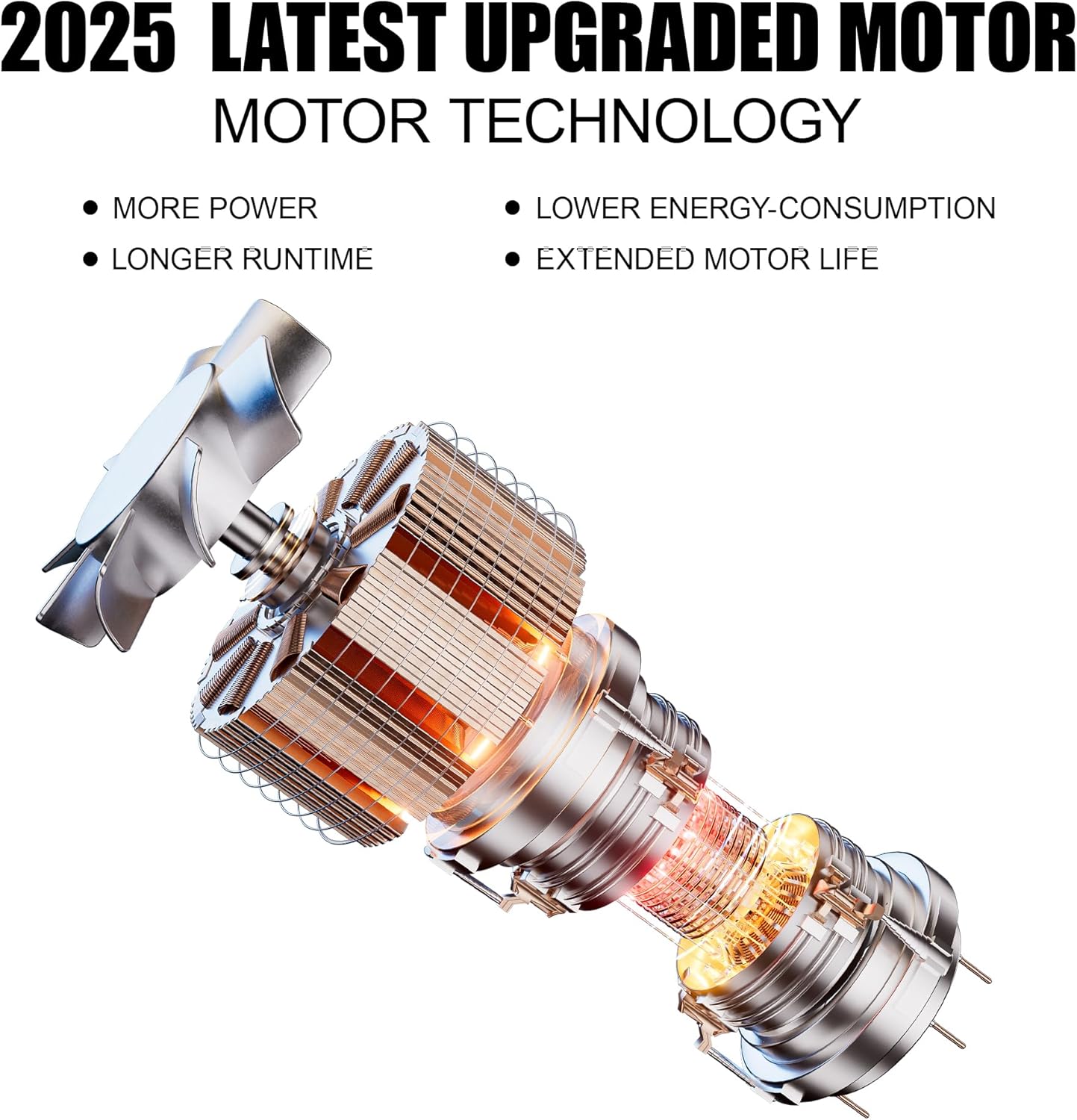 Four different nozzle sizes for the paint sprayer