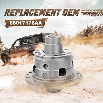 Front Differential Case Kit, Fit For Jeep Wrangler 2007-2017 and Jeep Wrangler JK 2018, Replace# 68017176AA