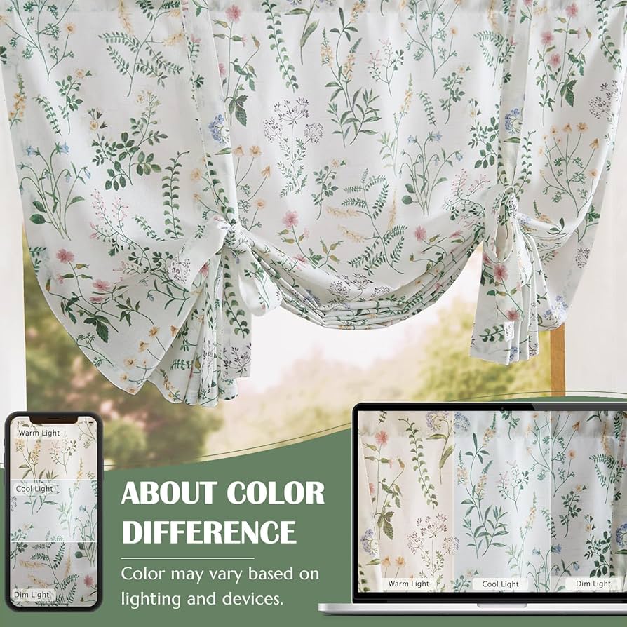 コットンリネンカーテン付き4蓮 パーテーション コットンリネン