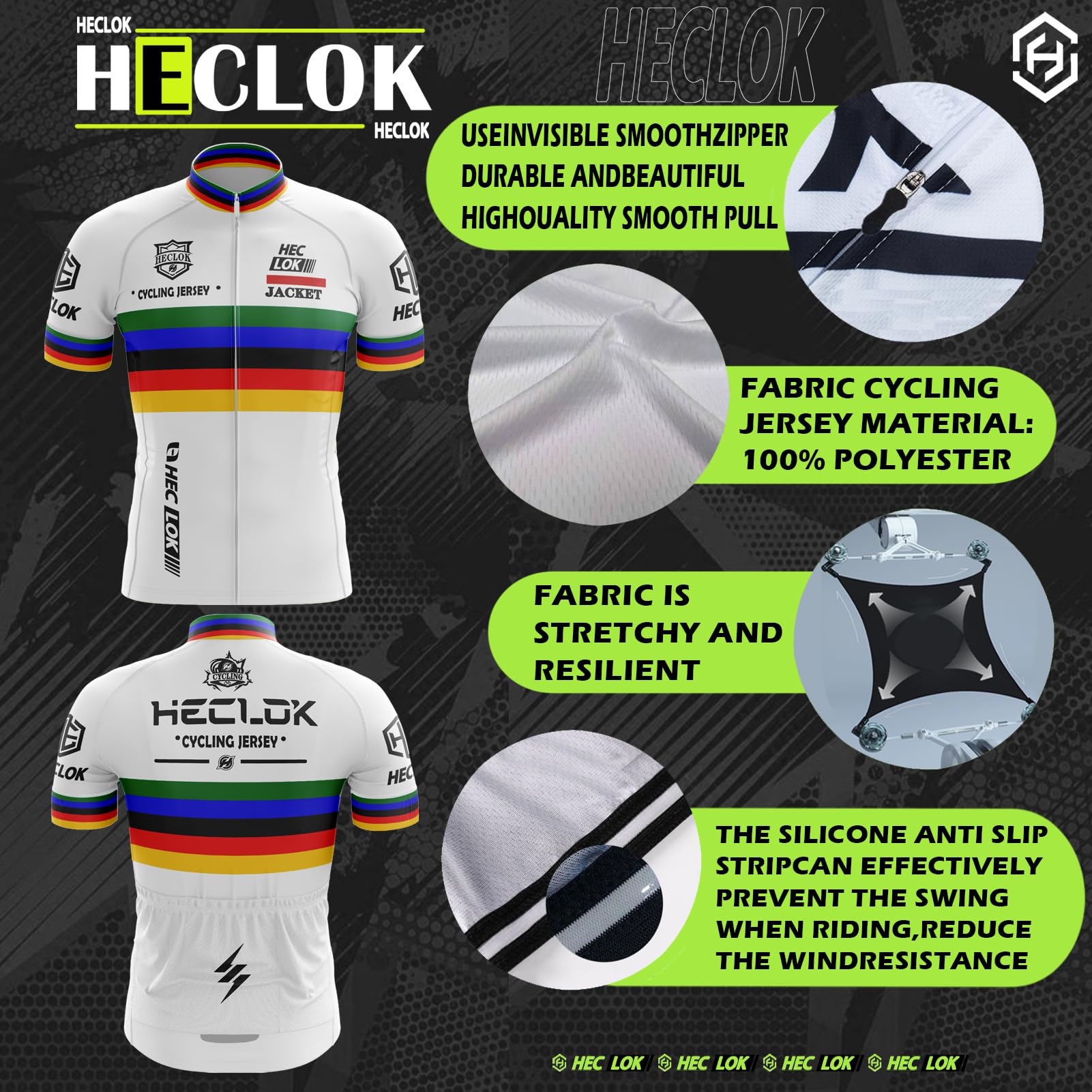 Ensemble Cycliste Homme Manches Courtes - Maillot Respirant & Cuissard Gel 3D pour VTT et Route | Tenue de Vélo Professionnelle à Séchage Rapide | Personnalisable Logo