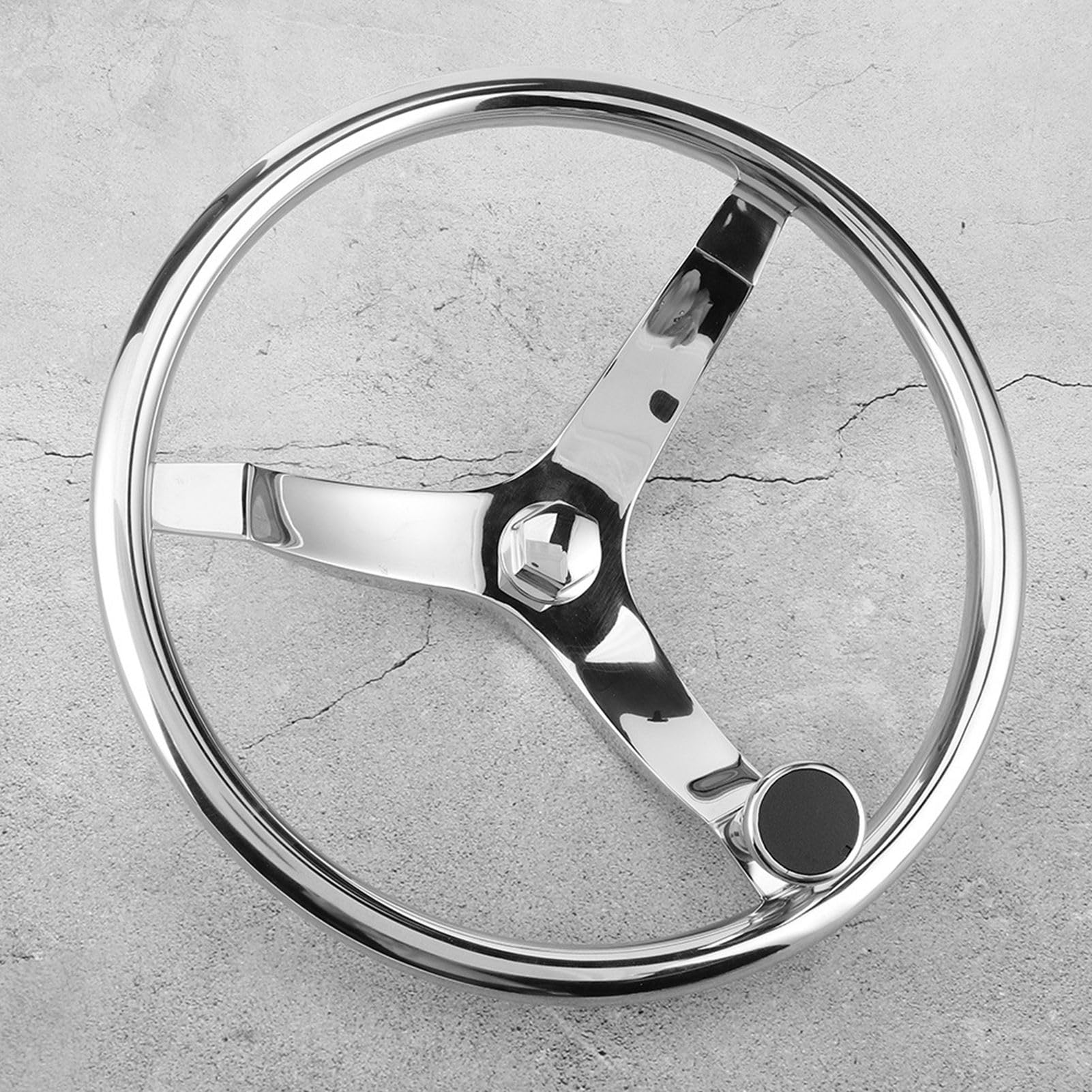 Volante Barca, 3 Razze Volante Per Barcas Albero Conico Standard 3/4 Di Pollice Forniture Per Barche Albero Conico 3/4 Pollici Per Barca Per Accessori Per Barche