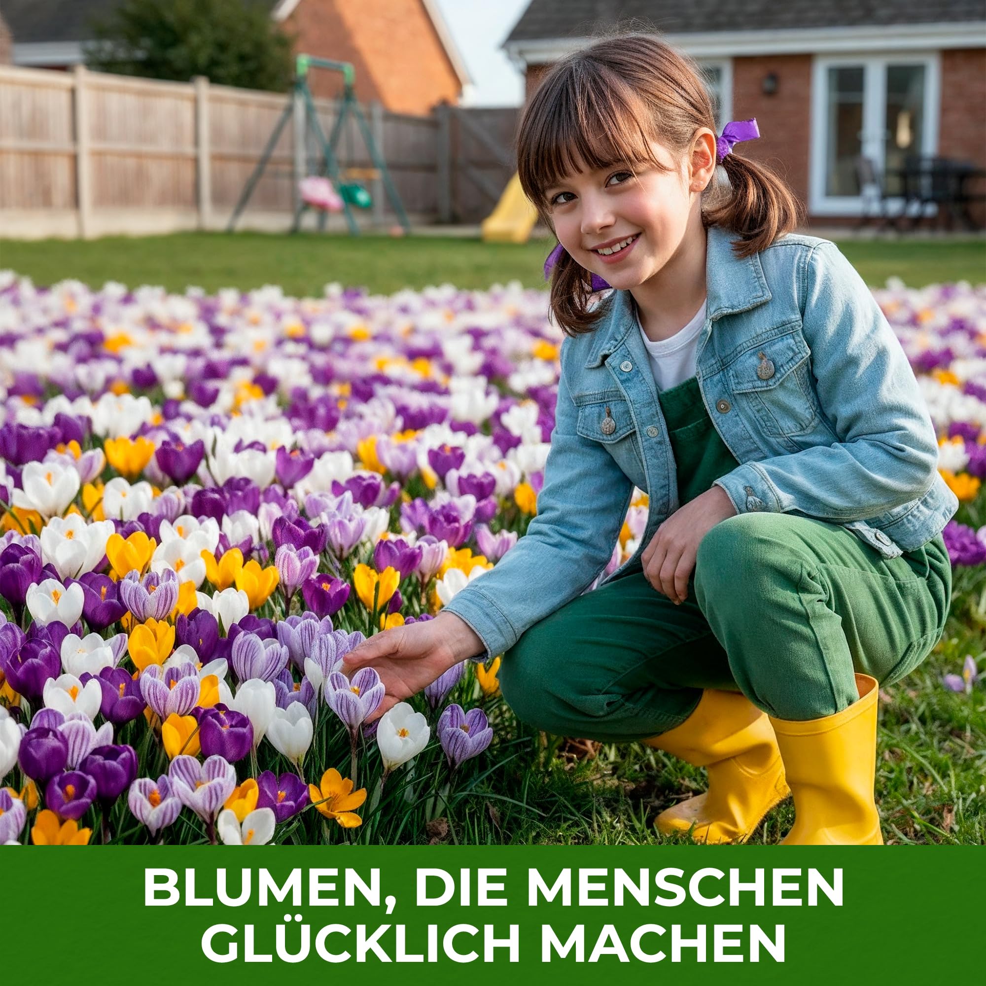 Riesen Krokusse Zwiebeln Winterhart Mehrjährig - 250 Blumenzwiebeln | Mix von 5 Sorten, Pflanzen aus Holland, Echte Pflanzen aus Holland, für Garten und Topf (kein Samen, nicht künstlich)