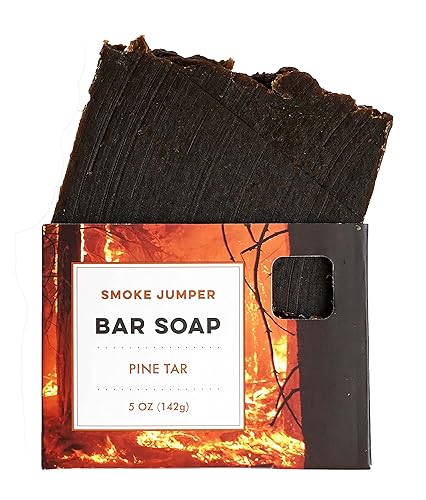 Miniatura 5 de Nature's Apothecary - Jabón de barra de humo (alquitrán de pino) - Jabón de castilla procesado en frío, ecológico, vegano, hipoalergénico,
