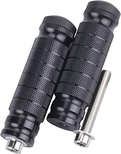 Miniatura 2 de Estriberas universales de 0.315 pulgadas de aluminio CNC de instalación de pernos de instalación para motocicleta, reposapiés compatibles con YAMAHA