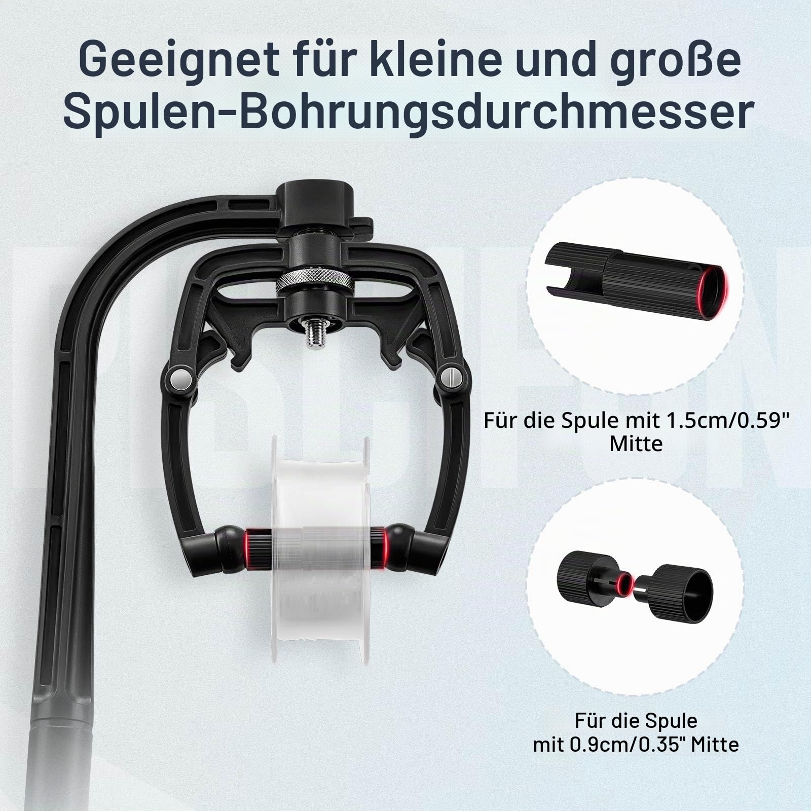 piscifun Angelschnur Winder-Drucksystem Maschine Spinnrolle Spule Freilaufsystem Station System Automatische Spulen Halter