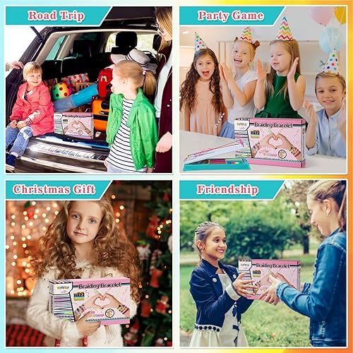 Miniatura 4 de BEMITON Kit de fabricación de pulseras de la amistad, artes y manualidades para niños de 8 a 12 años, el mejor regalo de cumpleaños para niñas