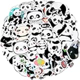 100 pieces Panda Stickers for Kids Vinyl Panda Decals Party Supplies Waterproof Decorative Cartoon Stickers for Computer Luggage Guitar Bottle Refrigerator Phone Laptop Birthday Cute Animal Decoration