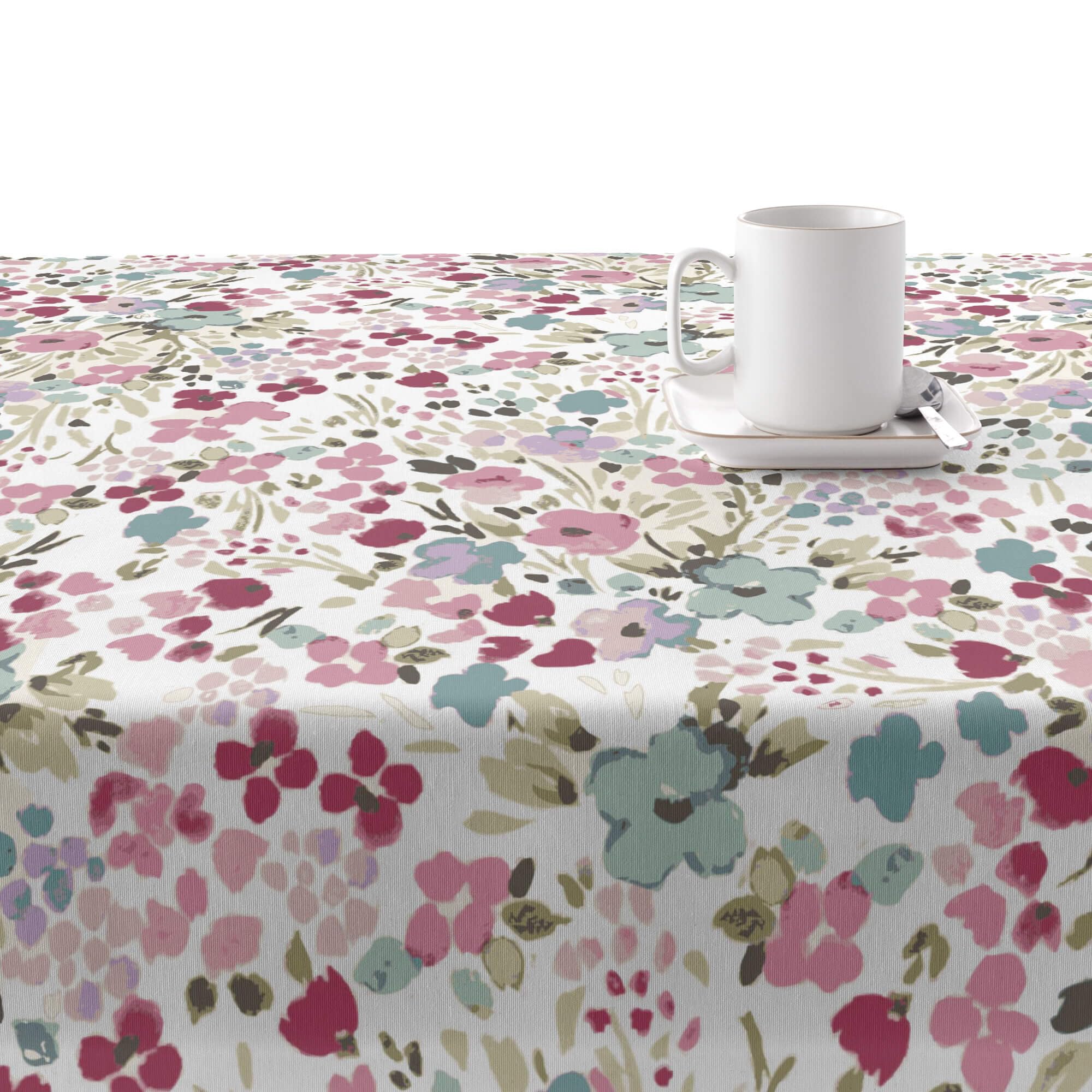 BELUM Nappe en résine Anti-Taches Modèle 0120-52, Nappe Non-Toile cirée, Nappe sans rigidité, Nappe Tactile Coton (100 x 300 cm)