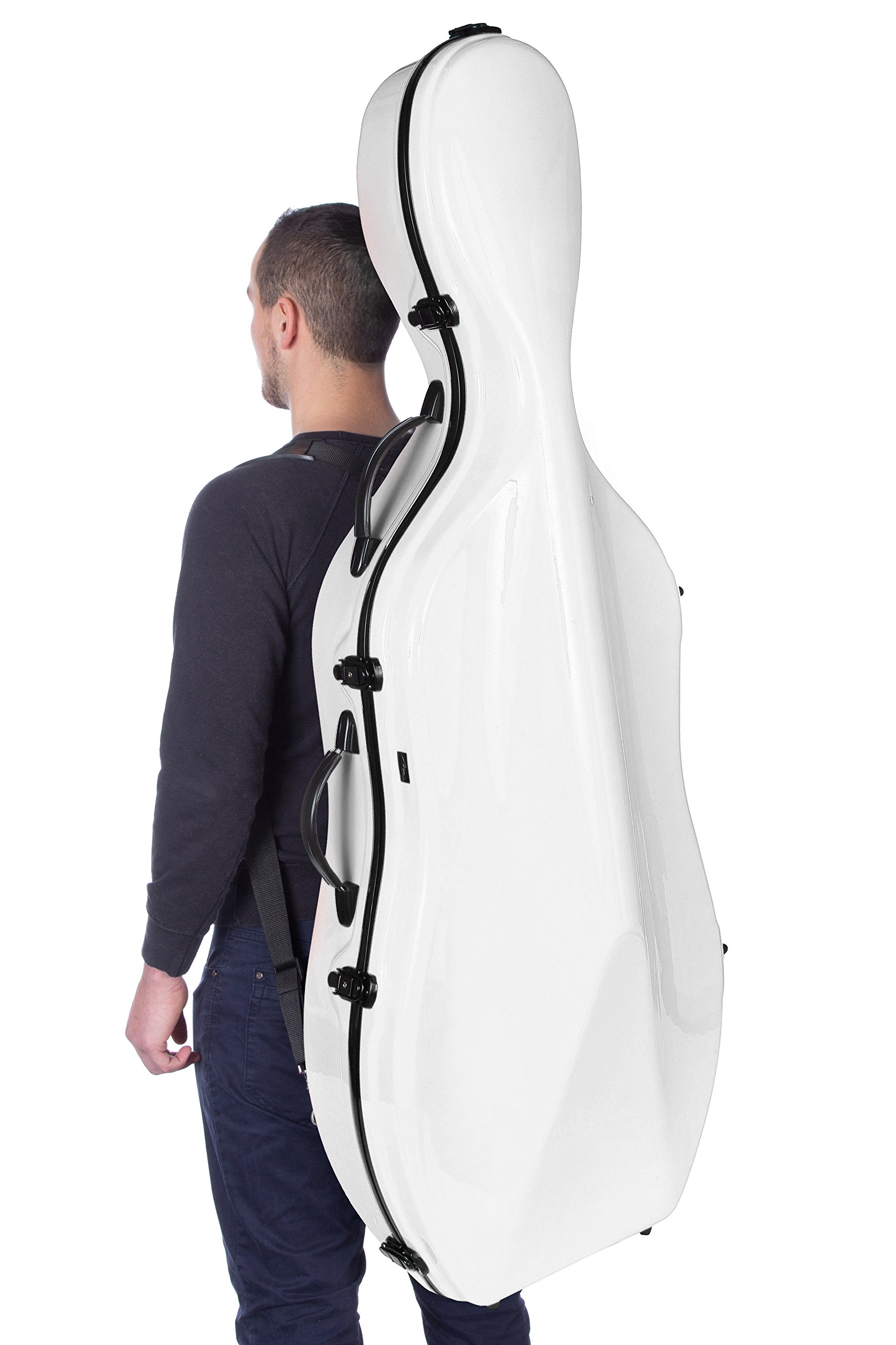 Estuche para Violonchelo Fiberglass 4/4 Excellent blanco M-case