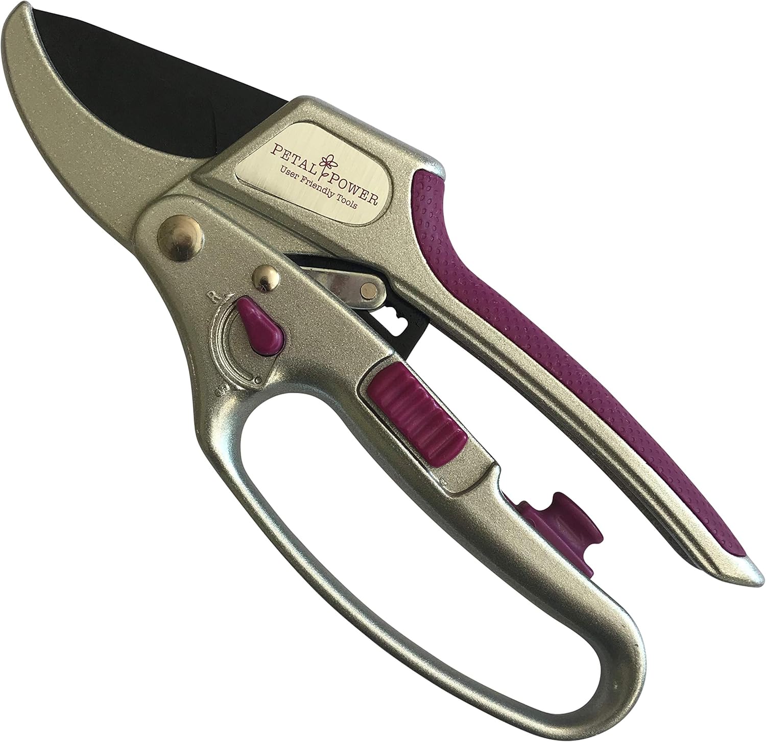 Ladies Gauntlet Gardening Gloves & Advanced 2in1 Ratchet Secateurs