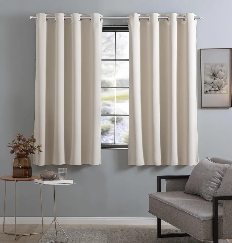 Cortina Tecido Blackout Corta Luz 80% 2,70 X 1,60m (Palha)