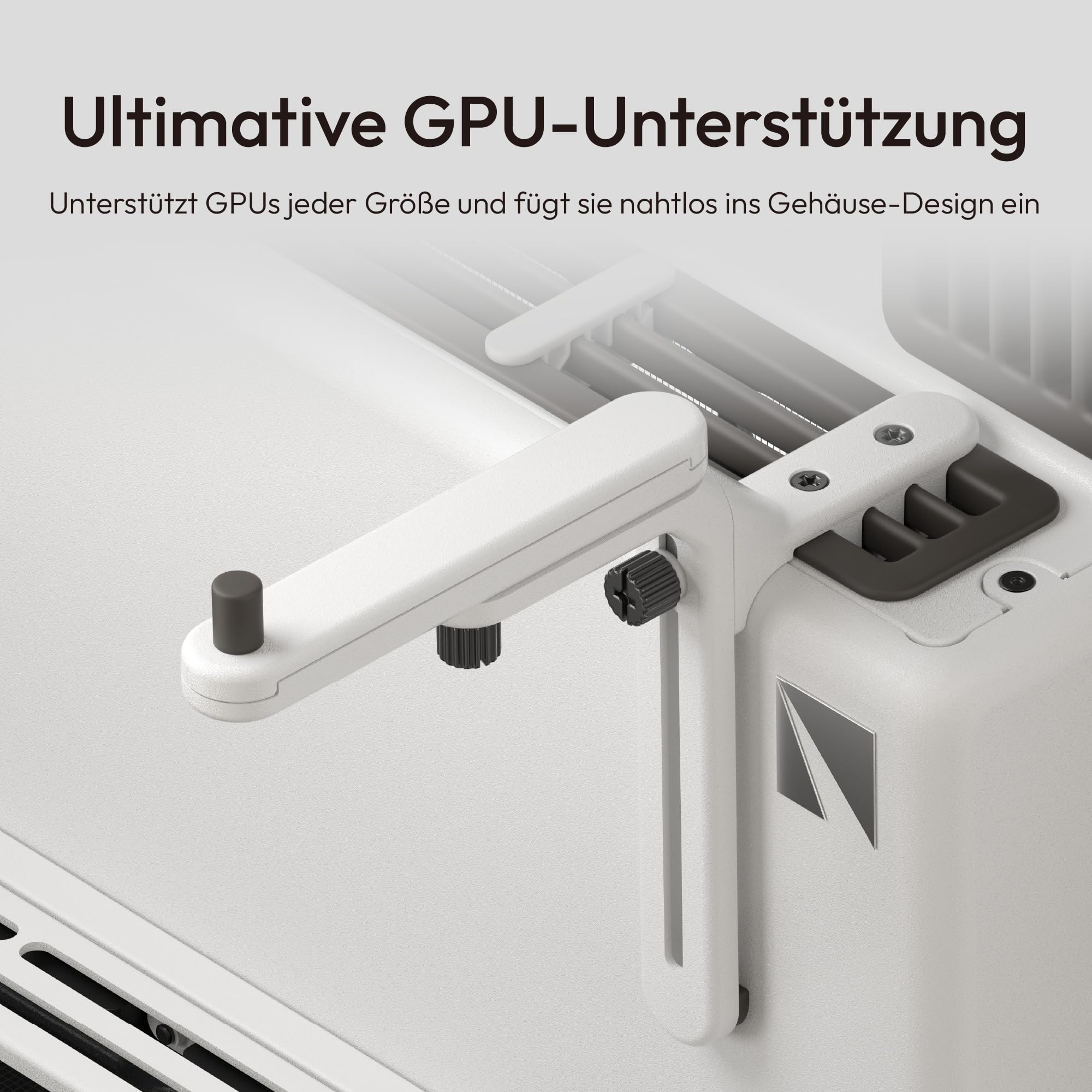 Havn HS 420 Dual-Chamber ATX Mid Tower PC Gehäuse Weiß – Bild 6