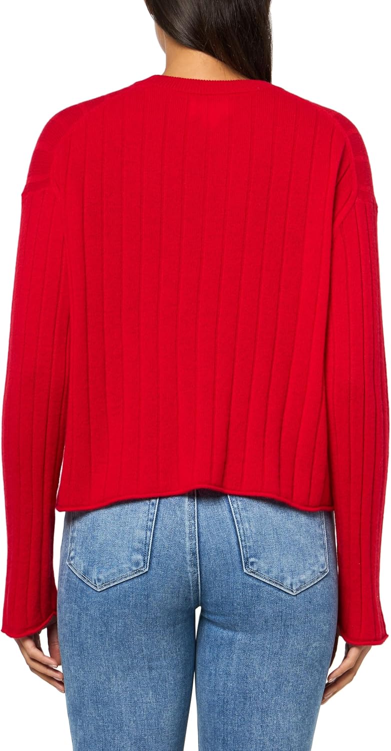 VELVET BY GRAHAM & SPENCER Women's Monica Cashmere Sweater, Red - Image 2