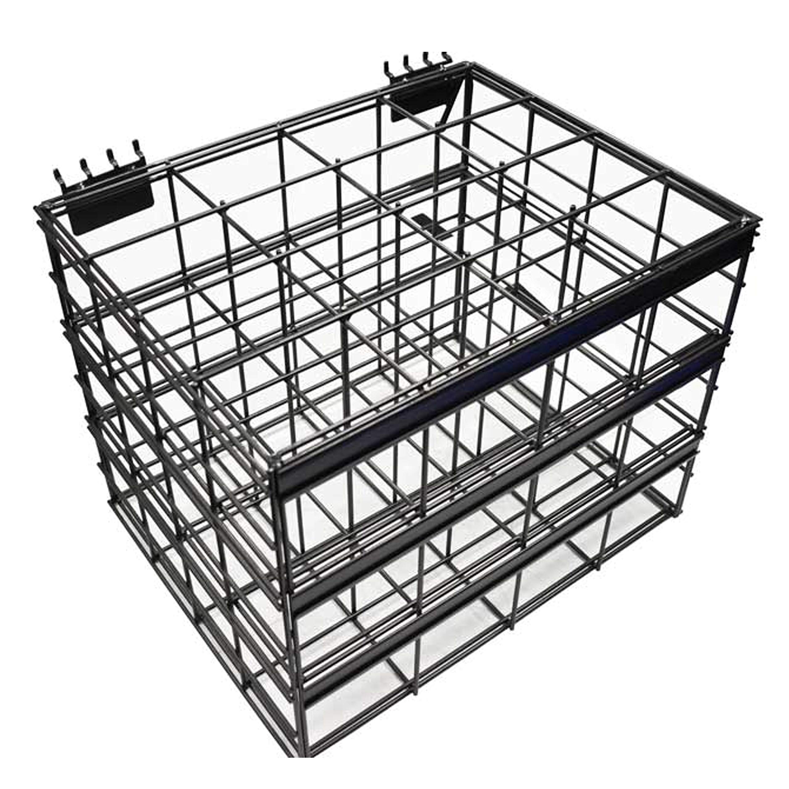 VICTORY DISPLAY & STORE FIXTURE MFG Stackable Metal 12-Pocket Drum Stick Bin - Can Attach to Slatwall and Pegboard