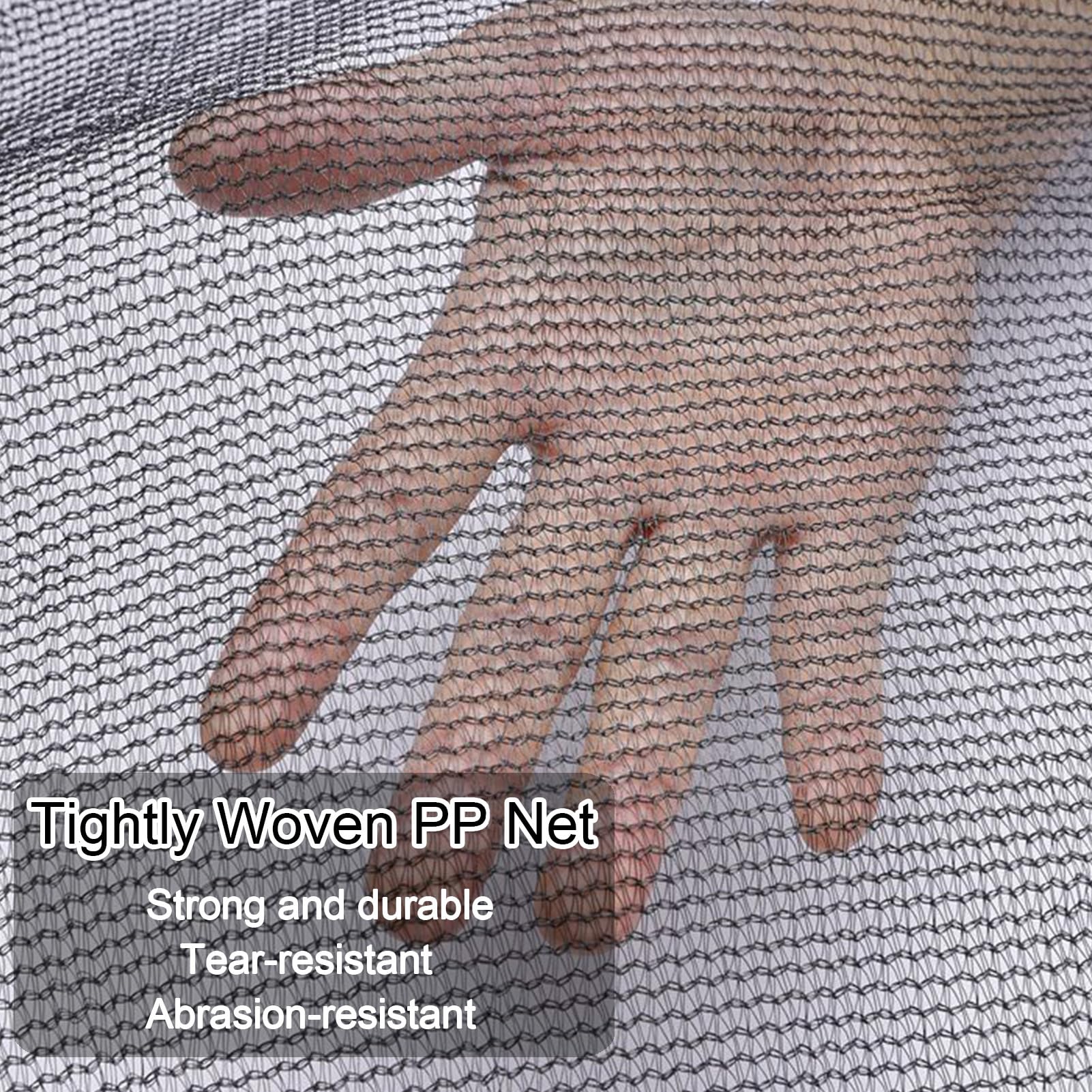 Zamiennik siatki zabezpieczającej do trampoliny dla dzieci, trwała, odporna na rozdarcie siatka z tworzywa PP, do trampolin 122, 152 cm, niezbędne akcesoria do bezpiecznej zabawy