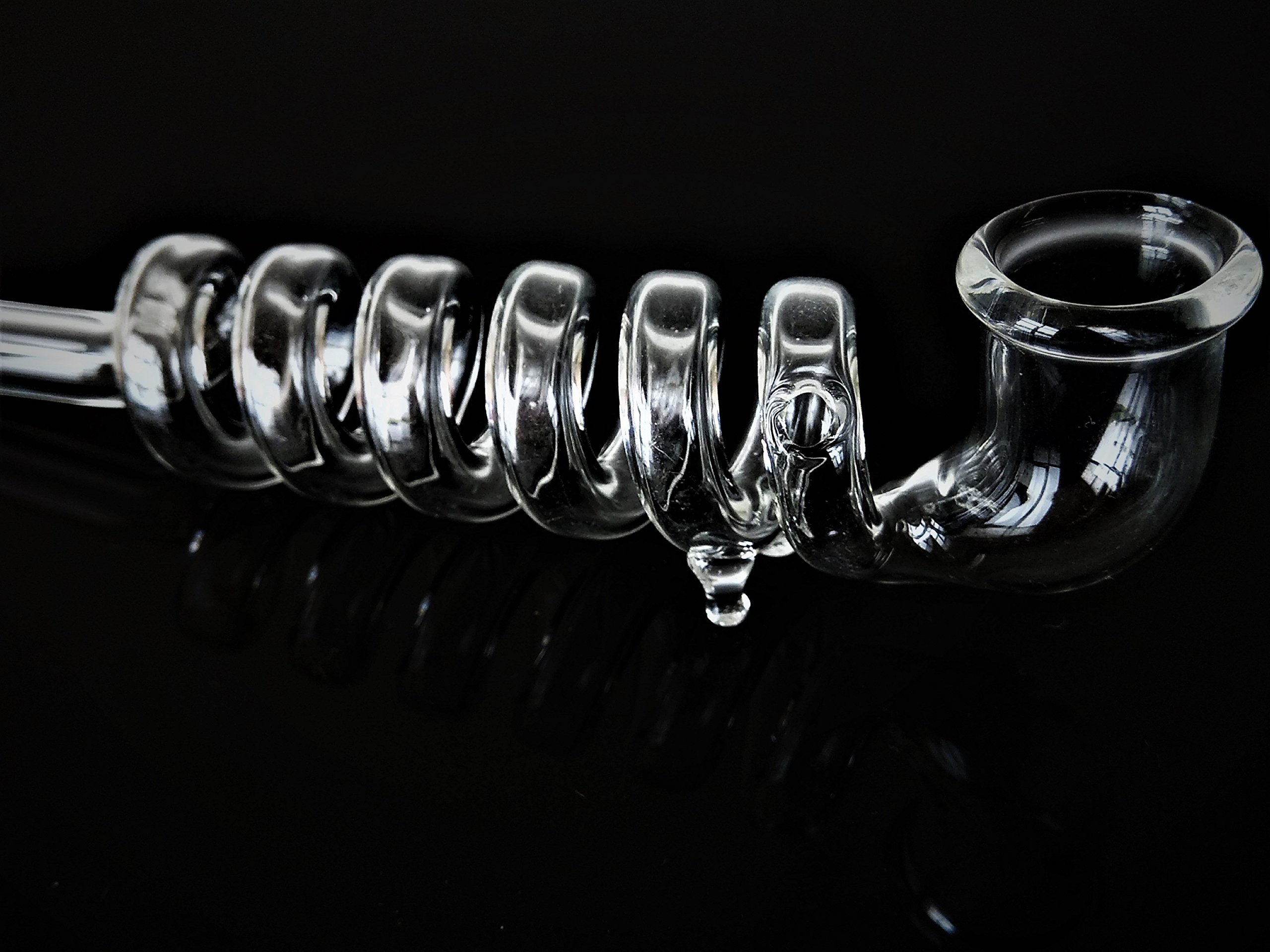 OutonTrip 6" Glass Smoking Pipe - Transparent -5