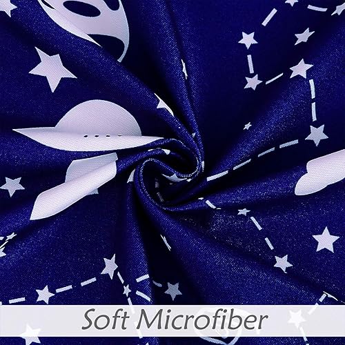 Miniatura 5 de Central Park Cortinas de ventana con filtro de luz para dormitorio de niños, cuarto de bebé, temática de planeta espacial, 63 pulgadas de largo con