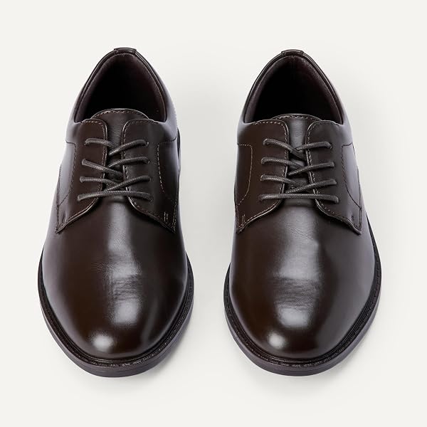 Amazon Essentials Garçon Chaussures Derby Noires pour l’École - 4