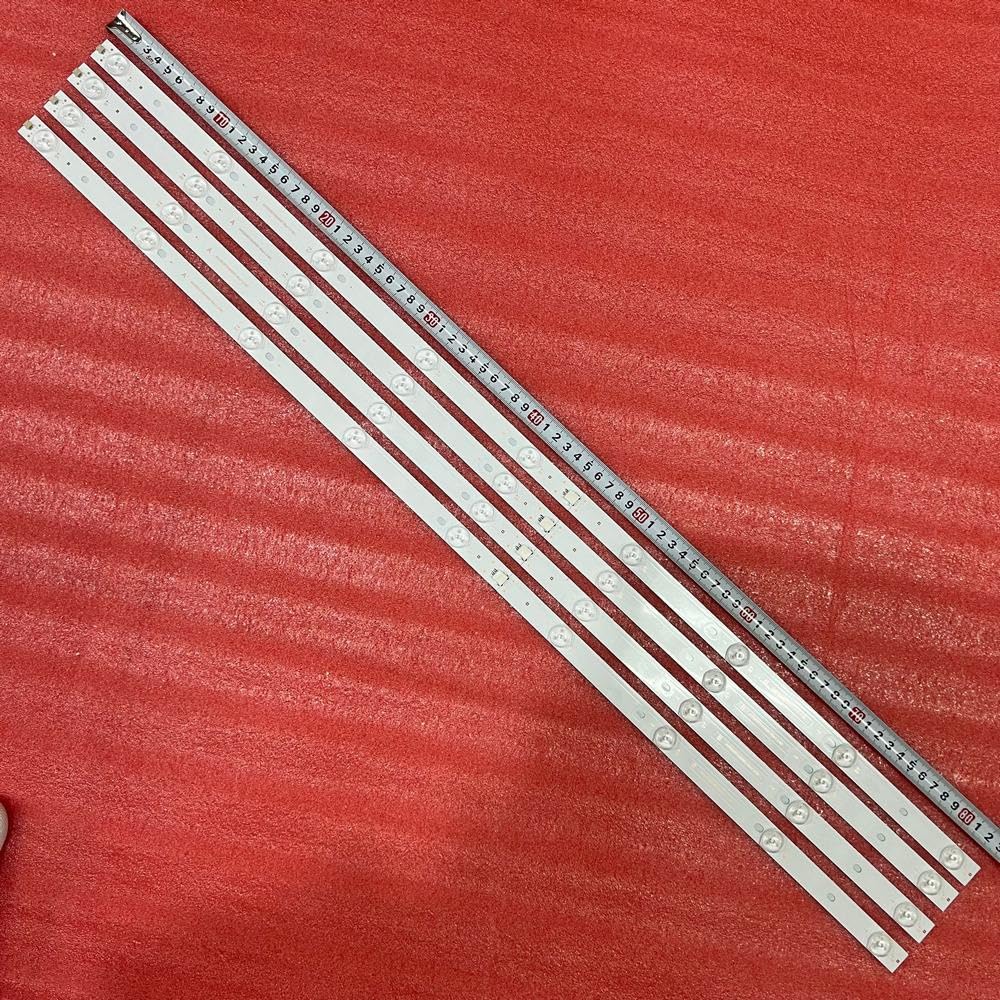 LOCLPCKGYA 9LED LED Backlight Strip Fit For 43" TV ZK43D09-ZC21FG-01 43G5 43E6 K433535T0409581(20 pcs For 5 TV)