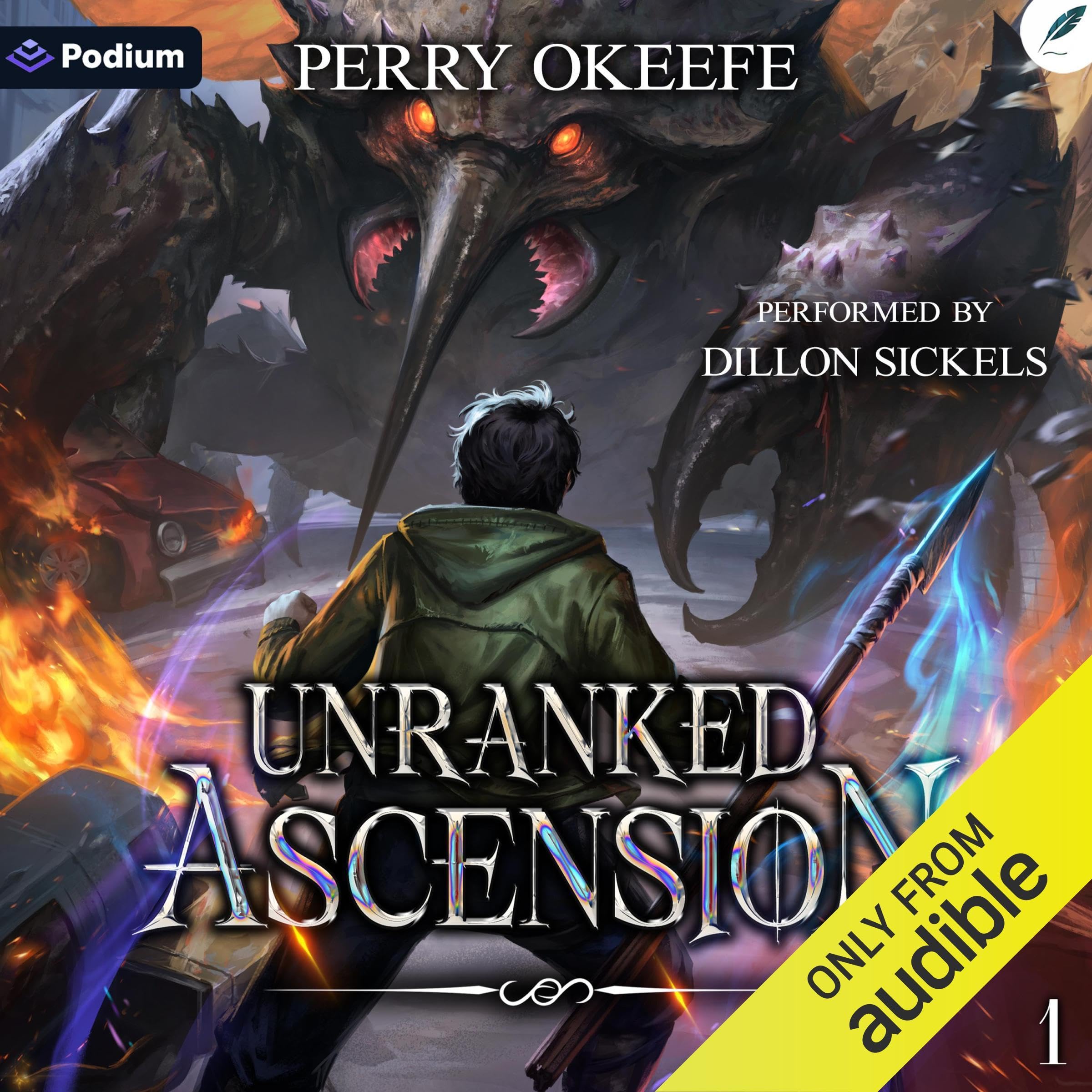 Cover art for Unranked Ascension 1: A LitRPG Apocalypse