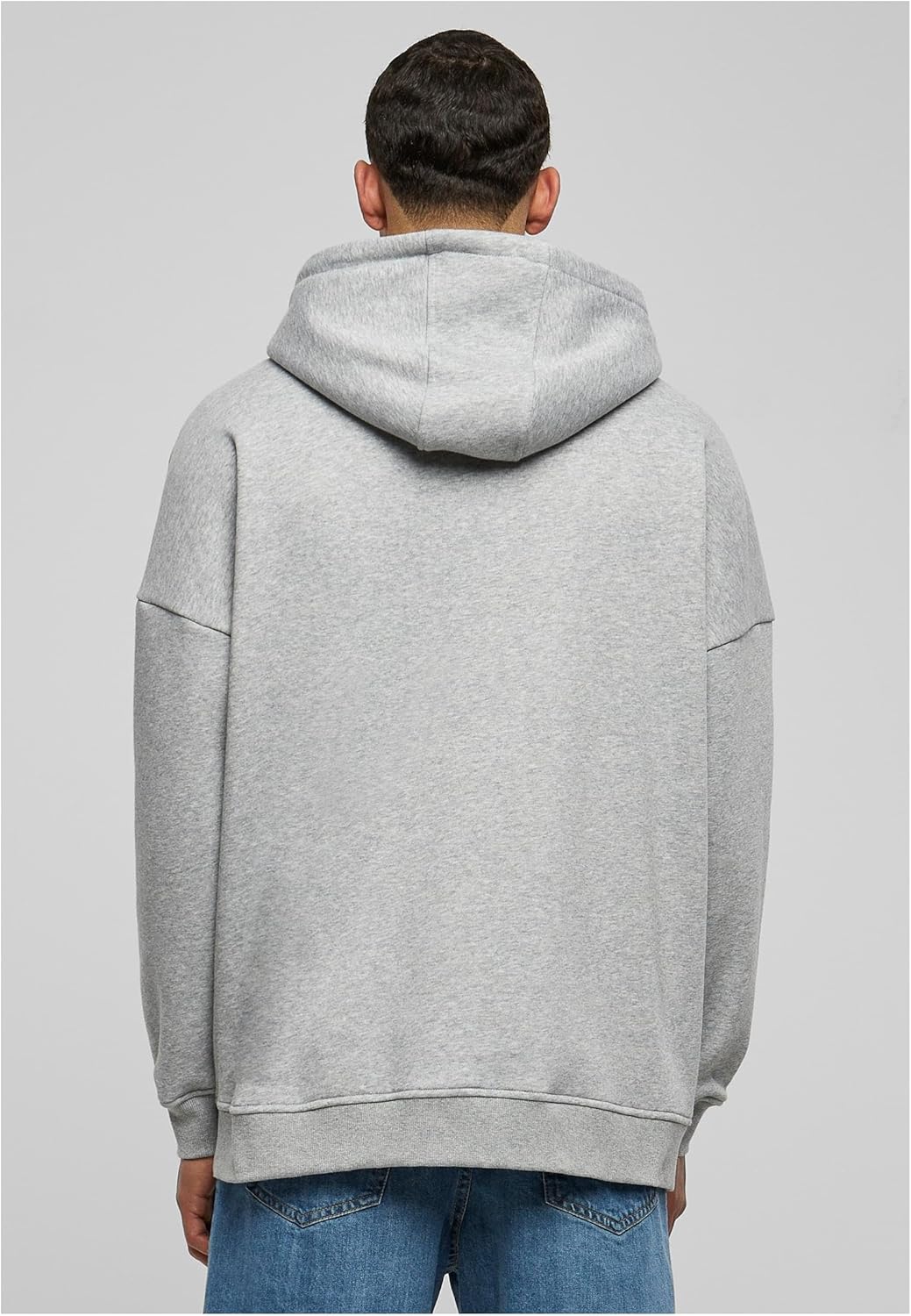 Build Your Brand Oversized Hoodie Sleeve Sweatshirt Man