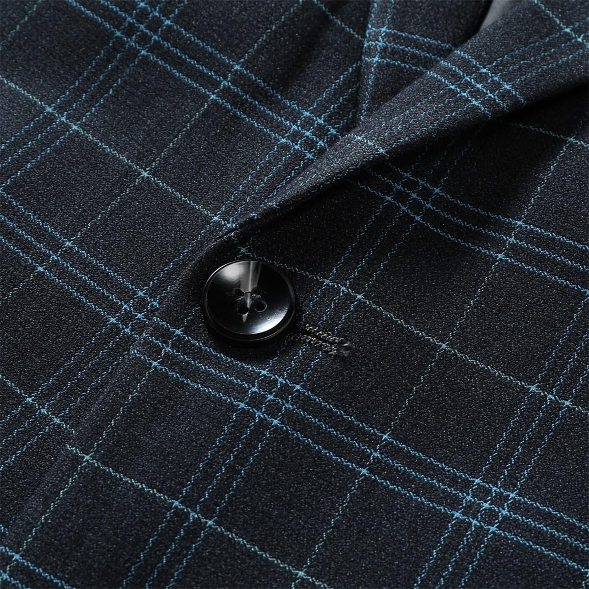 Allthemen Abito da Uomo 2 Pezzi Slim Fit Smoking Scozzese Completo Casual con 2 Bottoni Matrimonio d'Affari