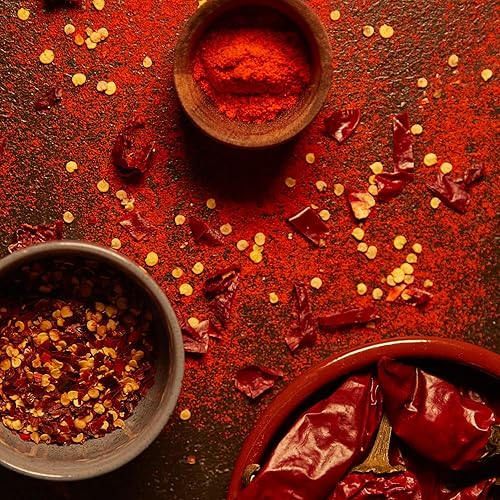 Miniatura 9 de Polvo de pimentón húngaro dulce ahumado prémium (4 onzas), sin OMG, color rojo intenso vibrante, origen región de Szeged, Hungría, auténtica especia