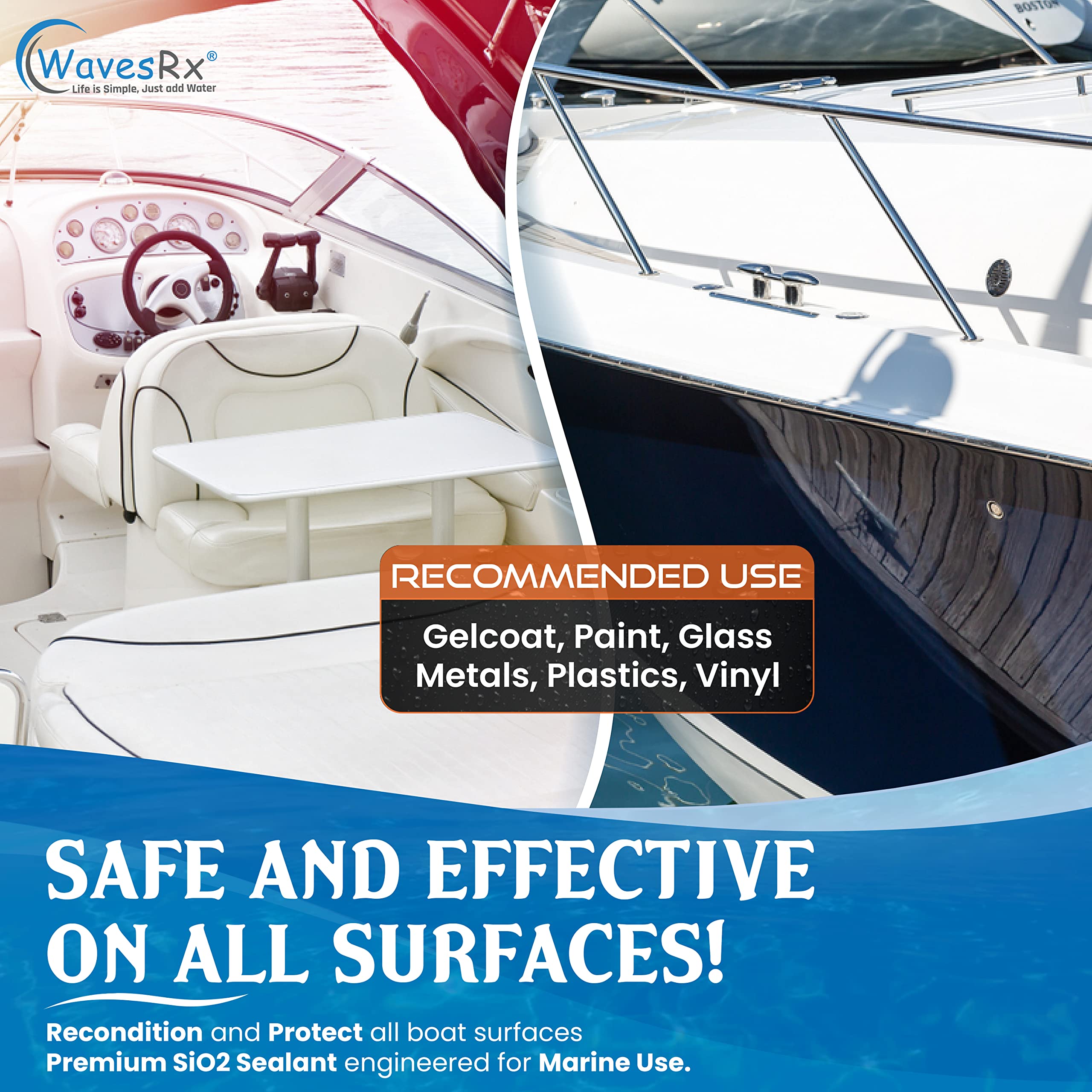 WavesRx HighPerformance Ceramic Spray Coating For Boats & Jet Skis