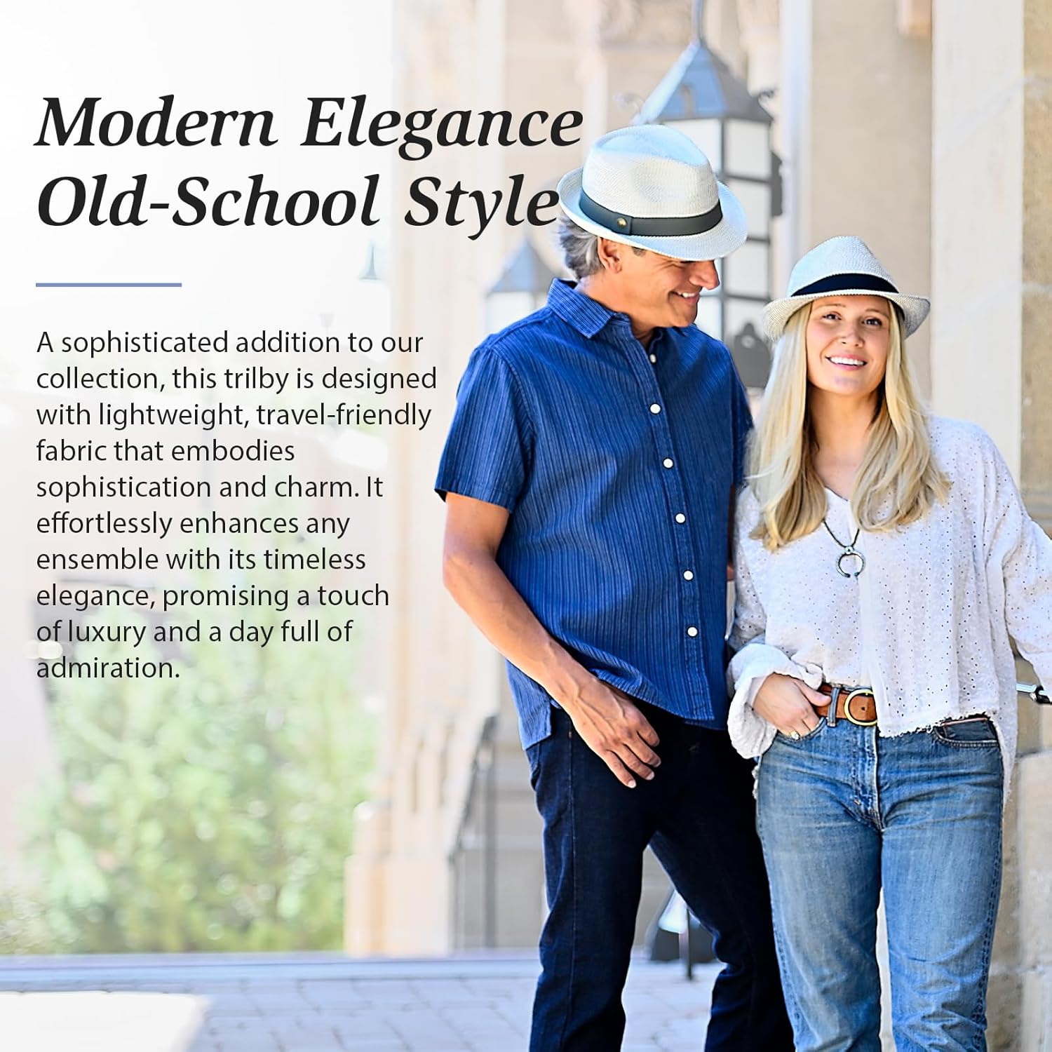 Wallaroo Hat Company Charlie Trilby – Short Brim Fedora, Men & Women Sun Hat, Adjustable, Travel-Friendly, Easy Care - Image 3