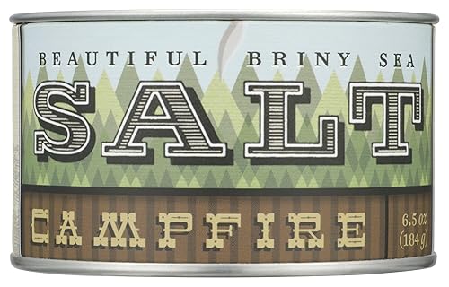 Hermosa sal marina de la fogata del mar de la marca de la marca de la marca BRINY 65 oz