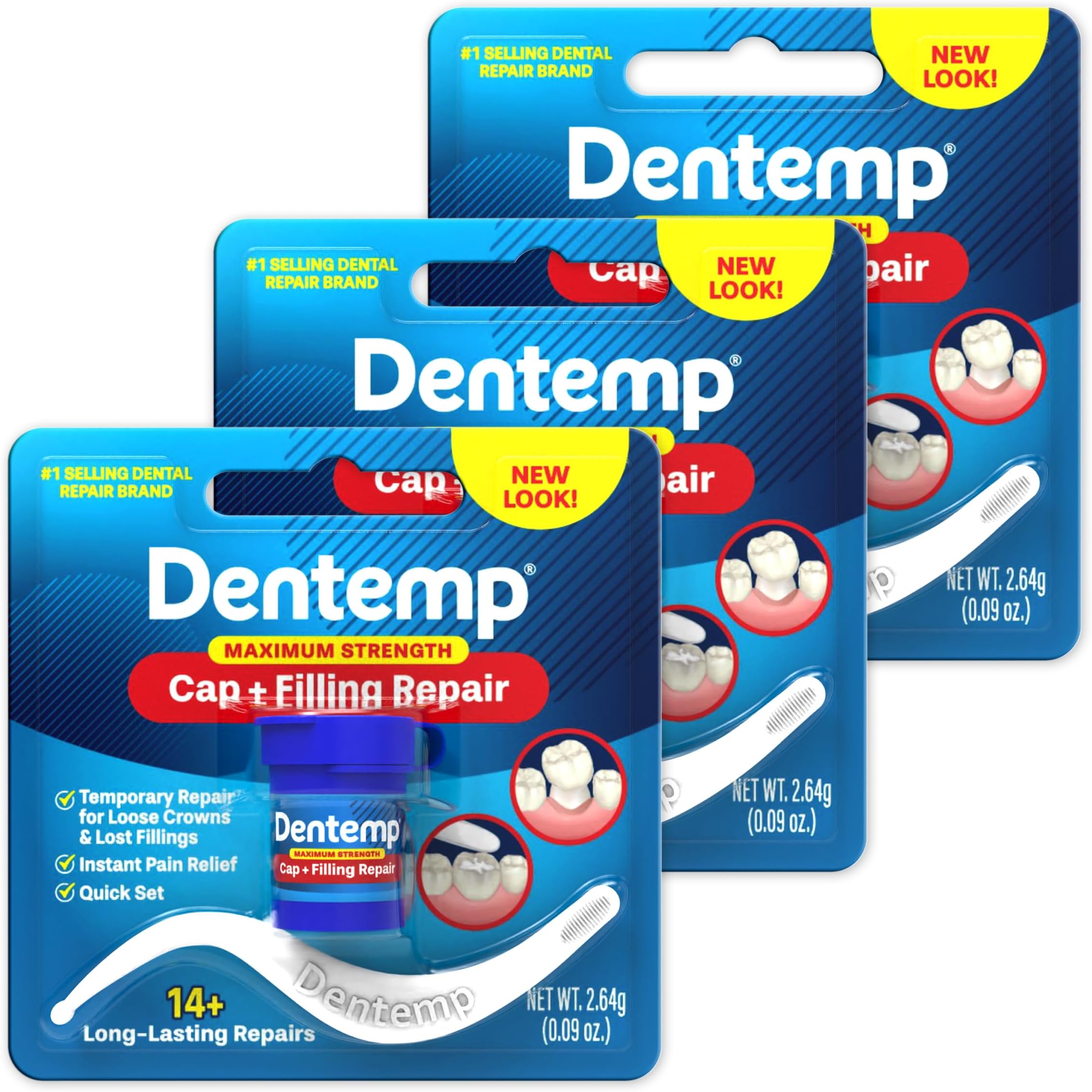 Cap + Filling Repair 3pk
