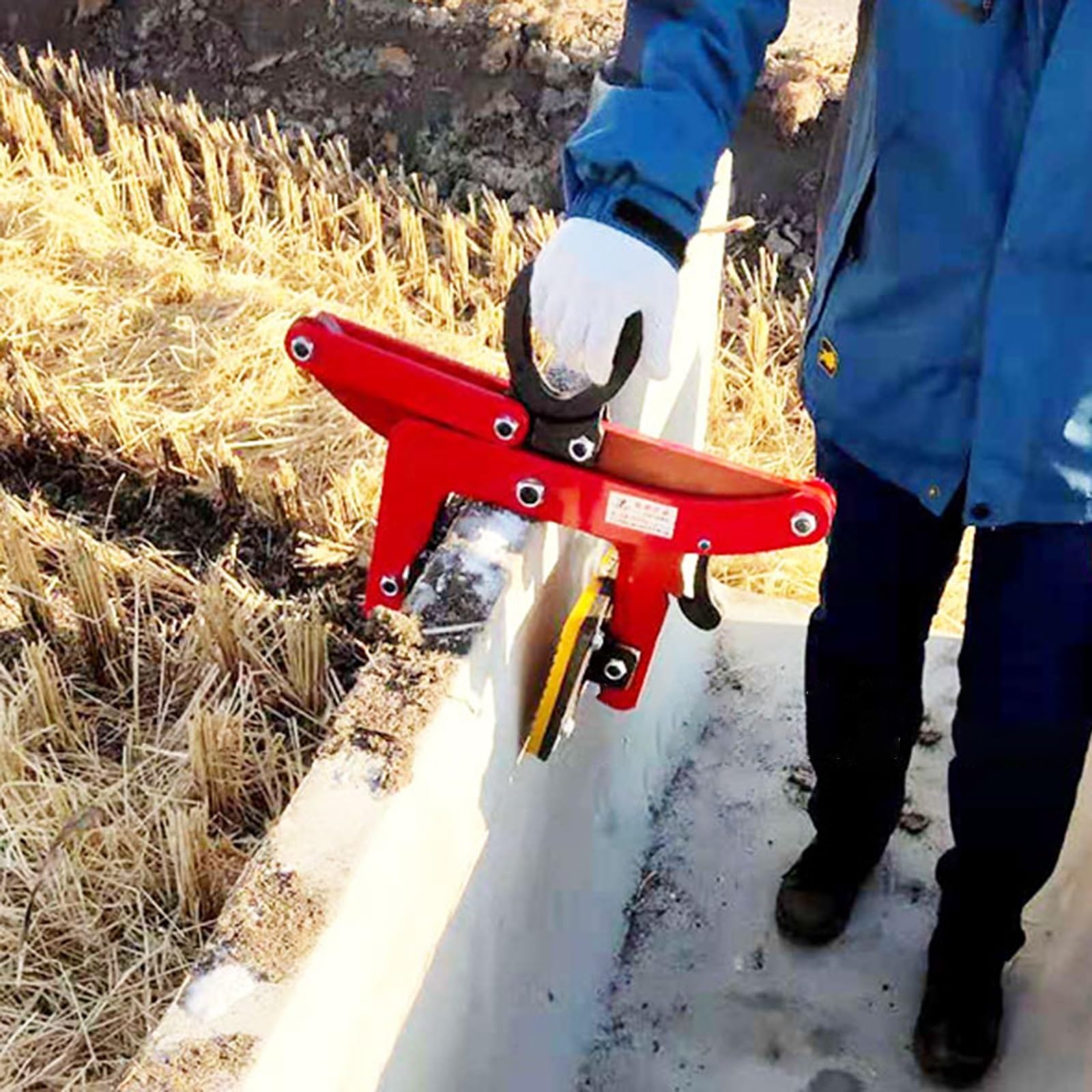 Adjustable Lifting Clamps with Rubber Anti-Slip Chuck, Metal Slab Lifter Carrying Clamps for Transporting Glass/ Tile/Ceramic/Marble, Steel Plates Pliers Lifter(Opening 2 2/5-4 7/10 inch(6-12 cm))