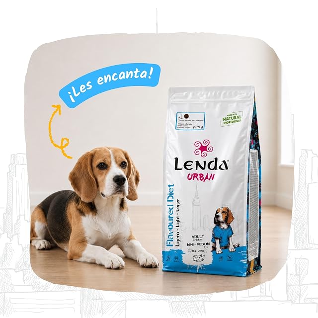 Foto 4 de 8 de Lenda Urban Flavoured Diet 2 kg - Light - Pienso Natural Light Perros Mini-Medium (3-20 kg) - Bajo en Calorías
