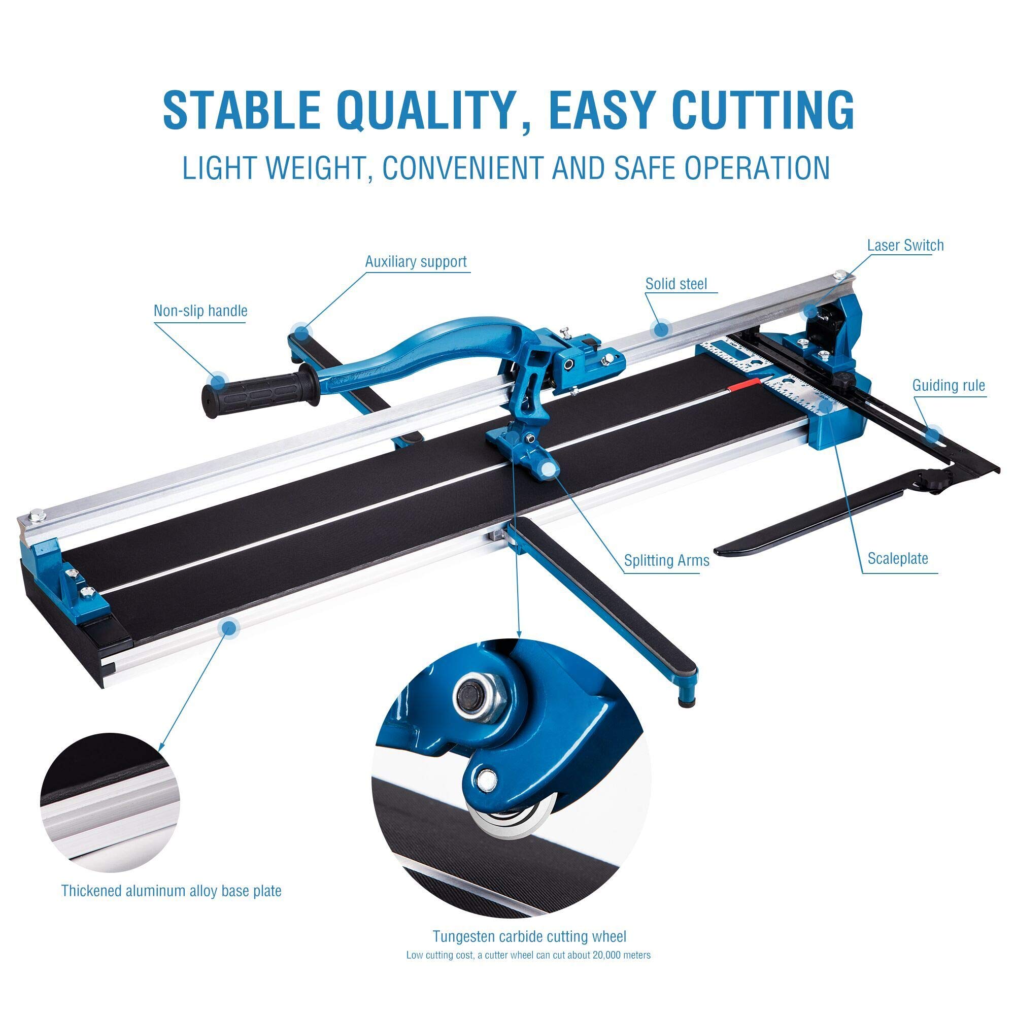 TopWay - Cortador de azulejos manual (1000 mm)…