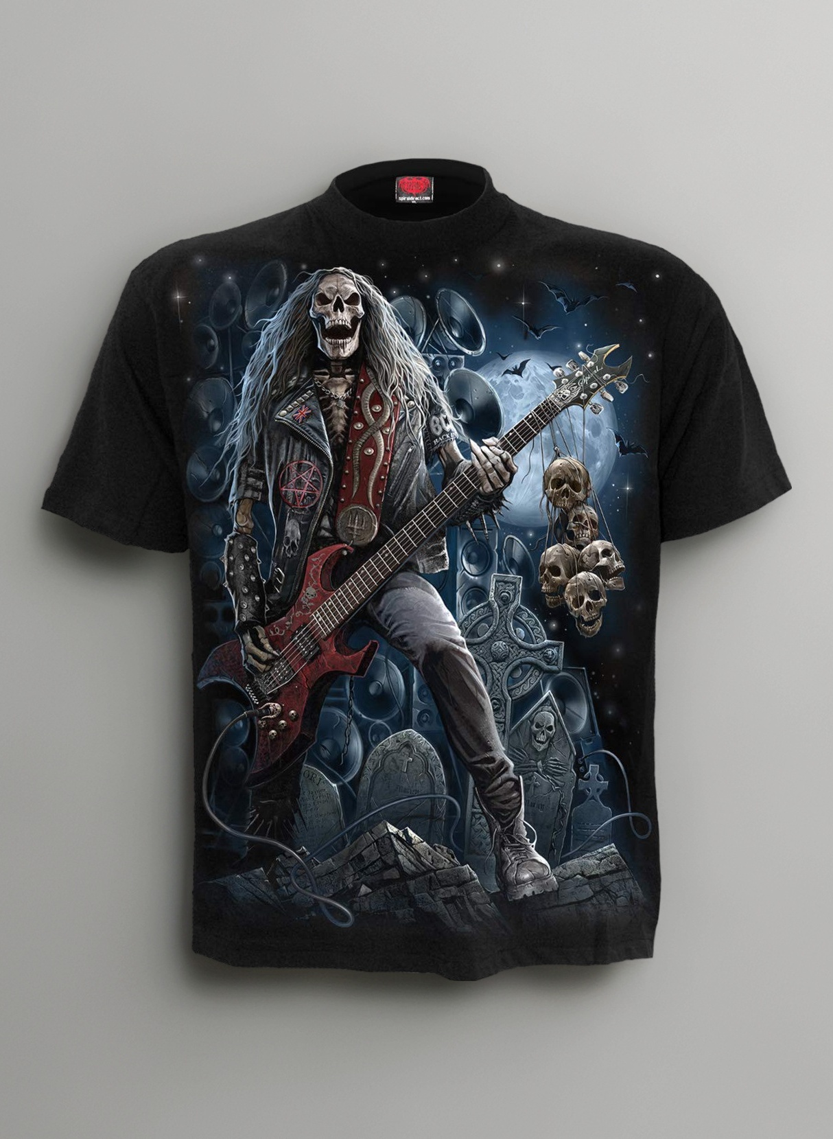 Grim Rocker - T-Shirt Black