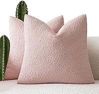 Vista 36 de Foindtower - Juego de 2 fundas decorativas de textura de bucle, fundas de almohada acentuadas, fundas de cojín sólidas, neutrales, para sofá, silla