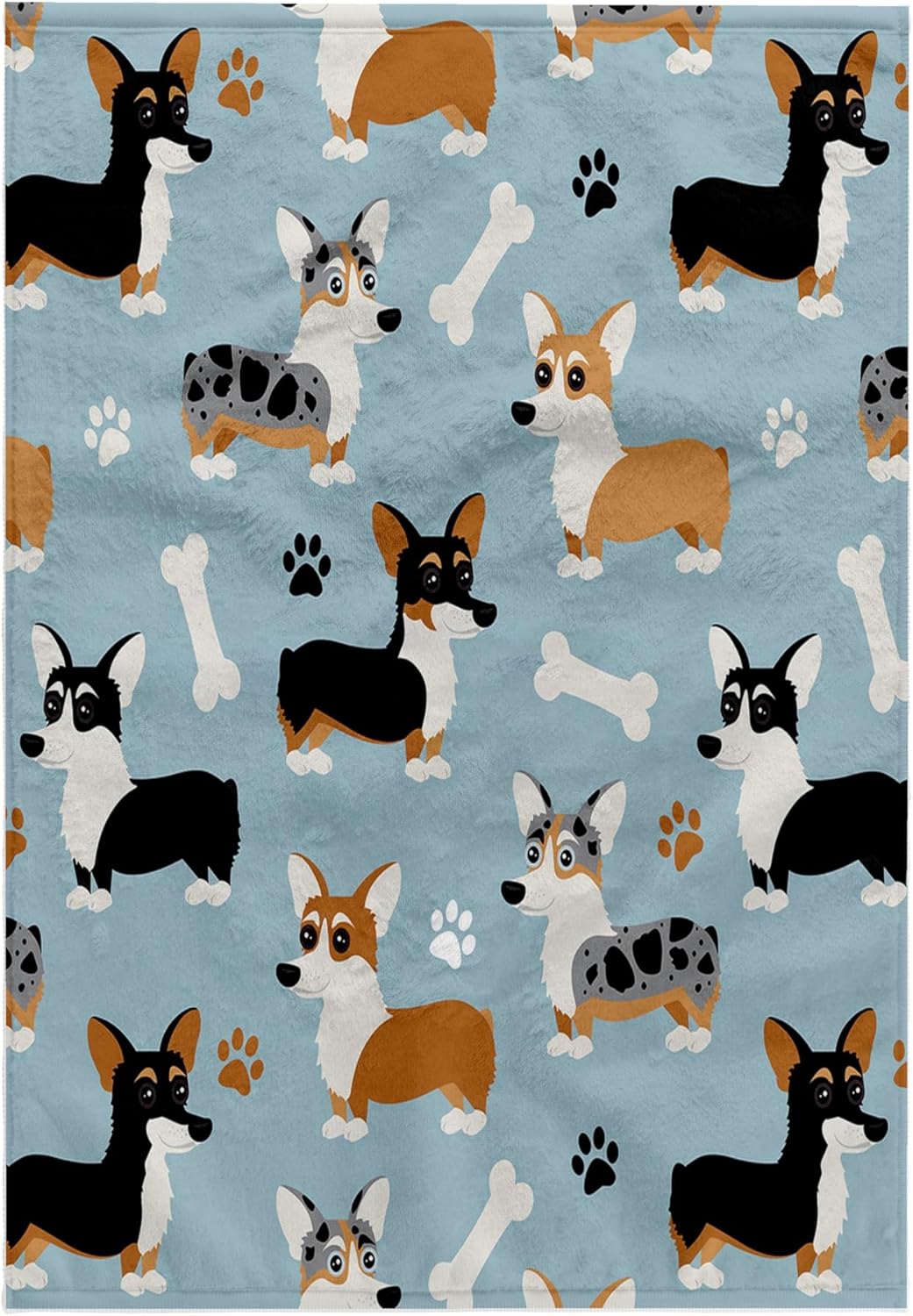 3dRose Santa Pug Christmas Pattern 22x30 Bath Hand Pool Towel