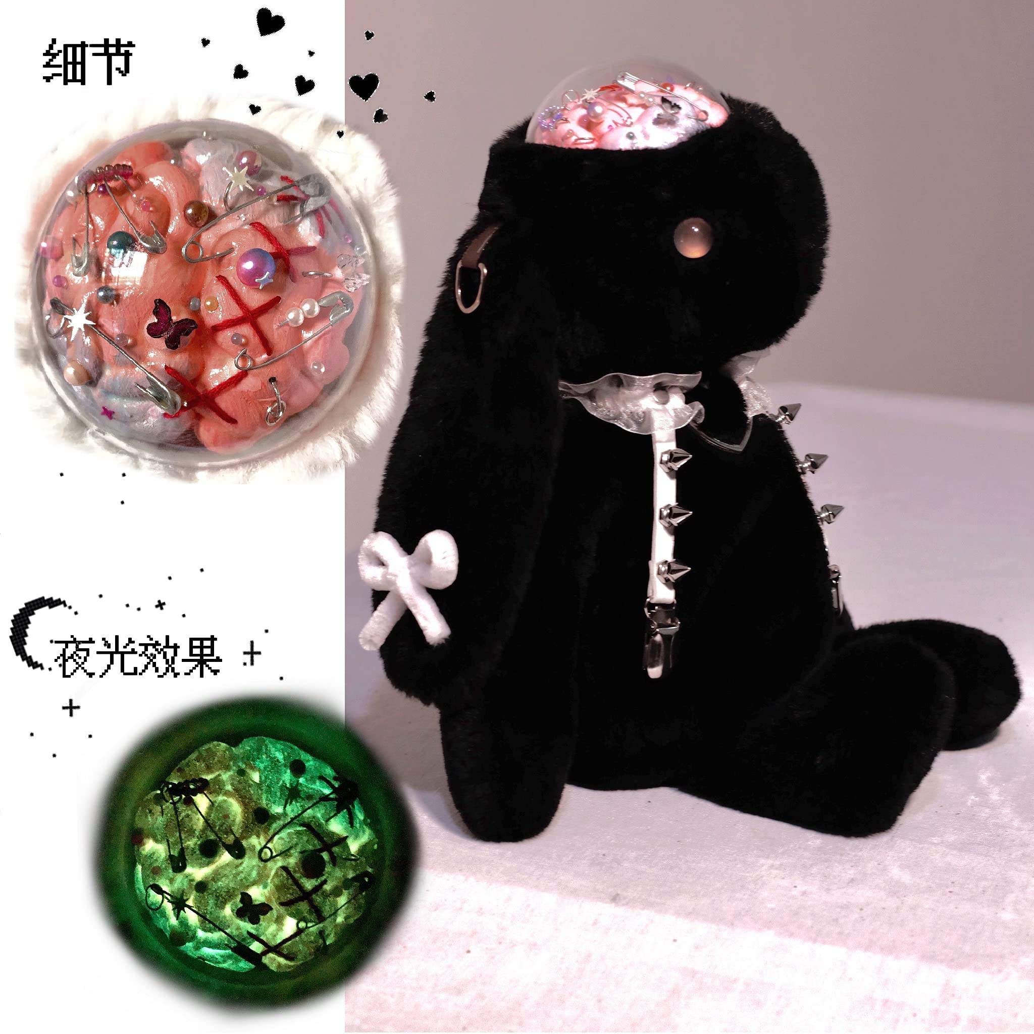 Amazon.co.jp: YAGUYAGUぬいぐるみのウサギショルダーバッグ 原宿系