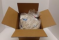 Vista 7 de Cuerdas elásticas gourmet; 6 pulgadas blancas resistentes; bolsa a granel de 3,000 lazos (75 paquetes de 40/paquete) (3000, blanco)