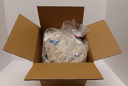 Miniatura 7 de Cuerdas elásticas gourmet 6 pulgadas blancas resistentes bolsa a granel de 3,000 lazos (75 paquetes de 40paquete) (3000, blanco)