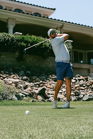 BRIMZ Golf Performance Hat - Tee Holder & Magnetic Brim - Breathable Sweat & Water Resistant Golfing Snapback Cap