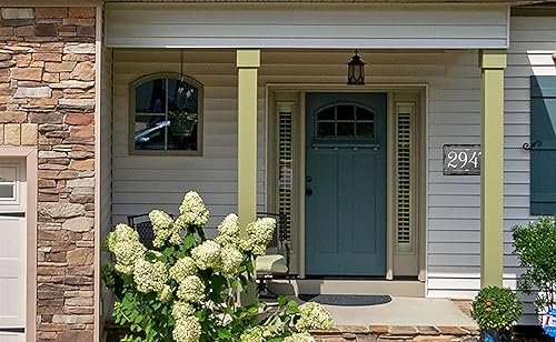 Miniatura 6 de Ink - Placa de dirección de piedra pizarra personalizada, letreros de dirección para casas, letrero personalizado para casa, número de casa al aire