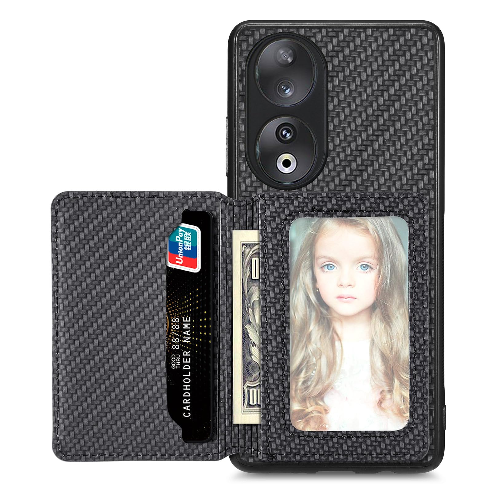 MOJIA Custodia Portafoglio Per Honor 90 Smart/Honor X7b 5G / X7b